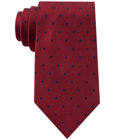 Club Room Men's Classic Dotted Tie, Only at Macy's - Ties & Pocket ...