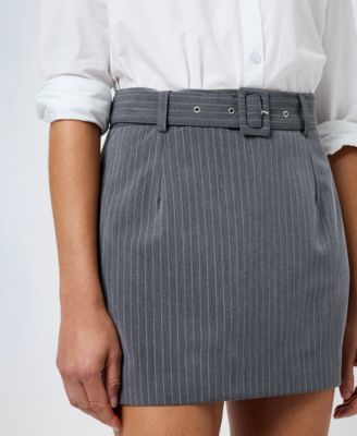 Women's Minka Pinstripe Mini Skirt
