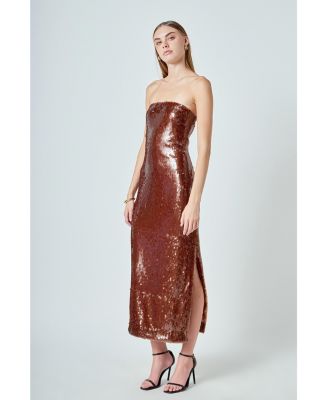 Women's Sequin Maxi Dress