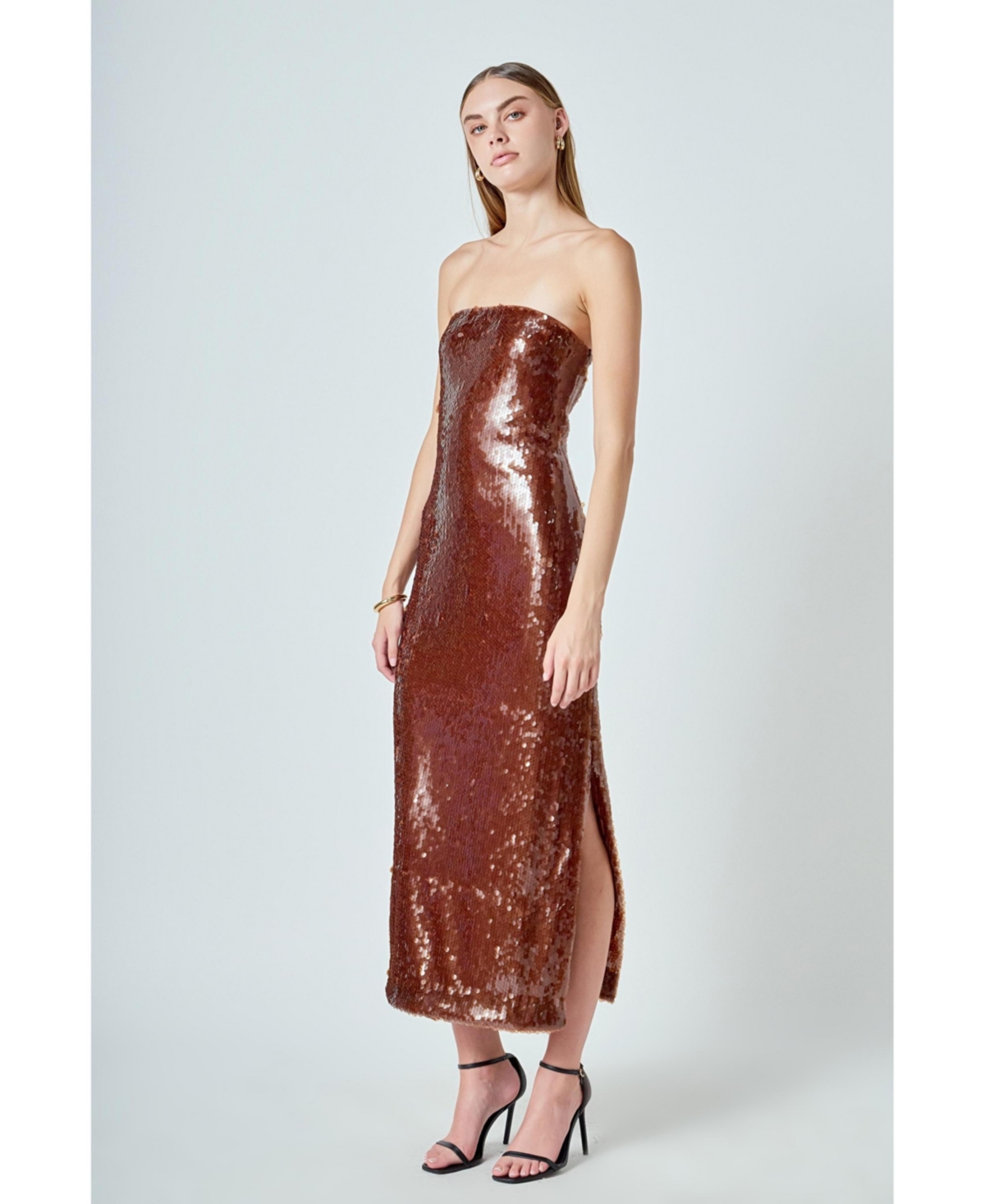 endless rose Women's Sequin Maxi Dress