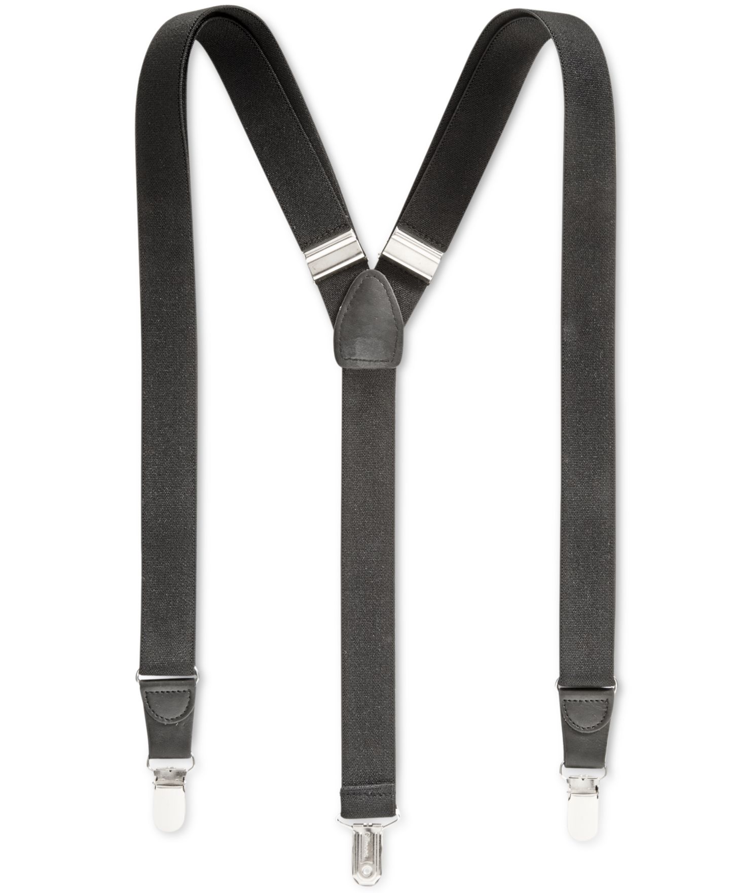 Мужские подтяжки Club Room 25MM Suspenders, цвет: Чёрный — фото 1