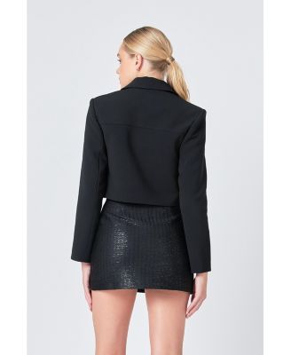 Women's Sequins Combo Jacket