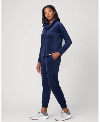 Women's Velour Cowlneck Jogger Set