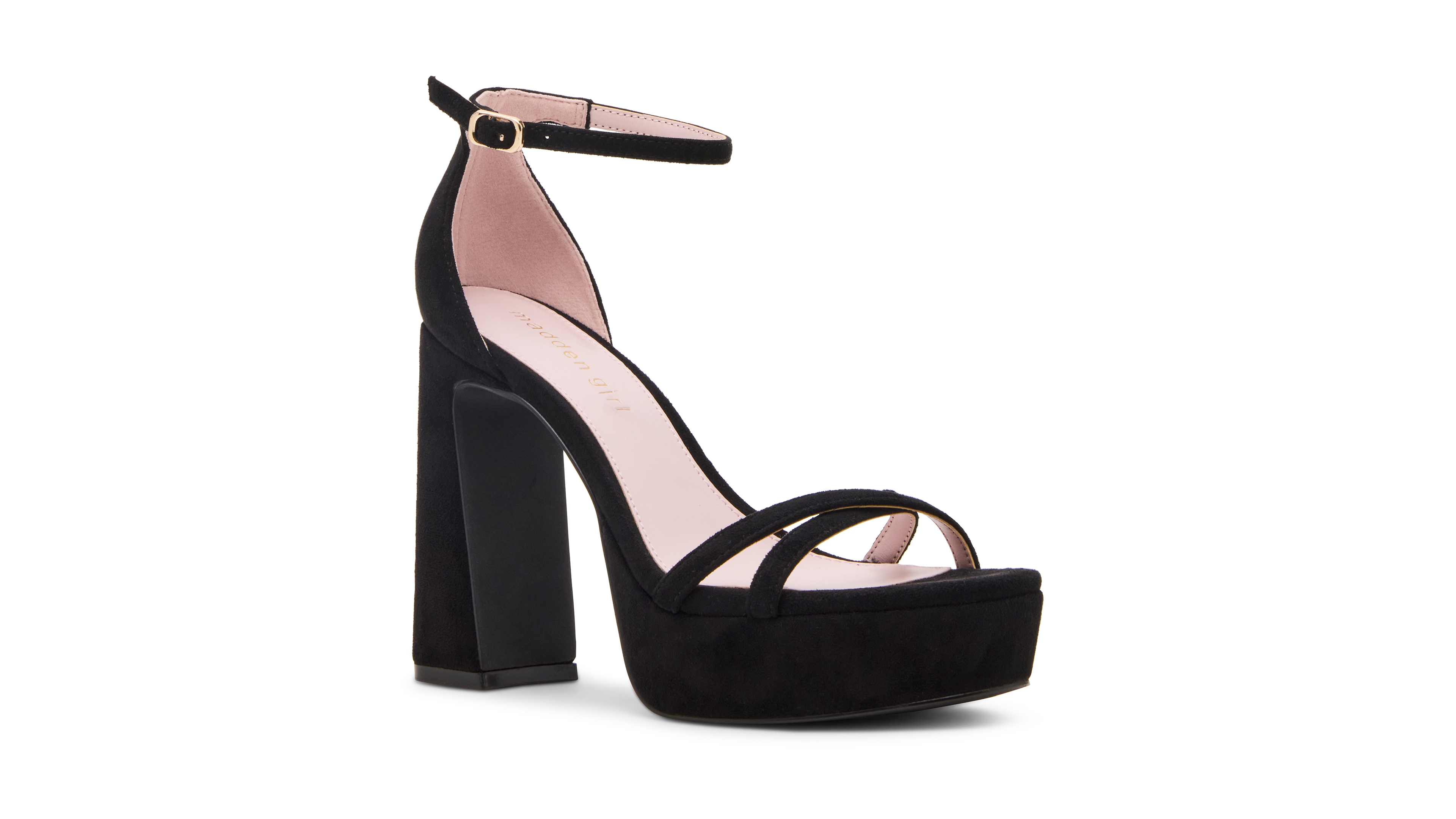 Madden Girl Women's Cady Strappy Platform Round-Toe Dress Sandals