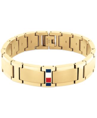 Tommy Hilfiger - Men's Gold-Plated Stainless Steel Adjustable Bracelet