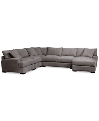 CLOSEOUT! Rhyder Fabric Sectional Collection, Created for Macy's