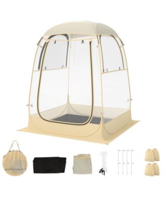 Instant Pop up Sports Tent with Carrying Bag and Floor Mat for 1-2 People