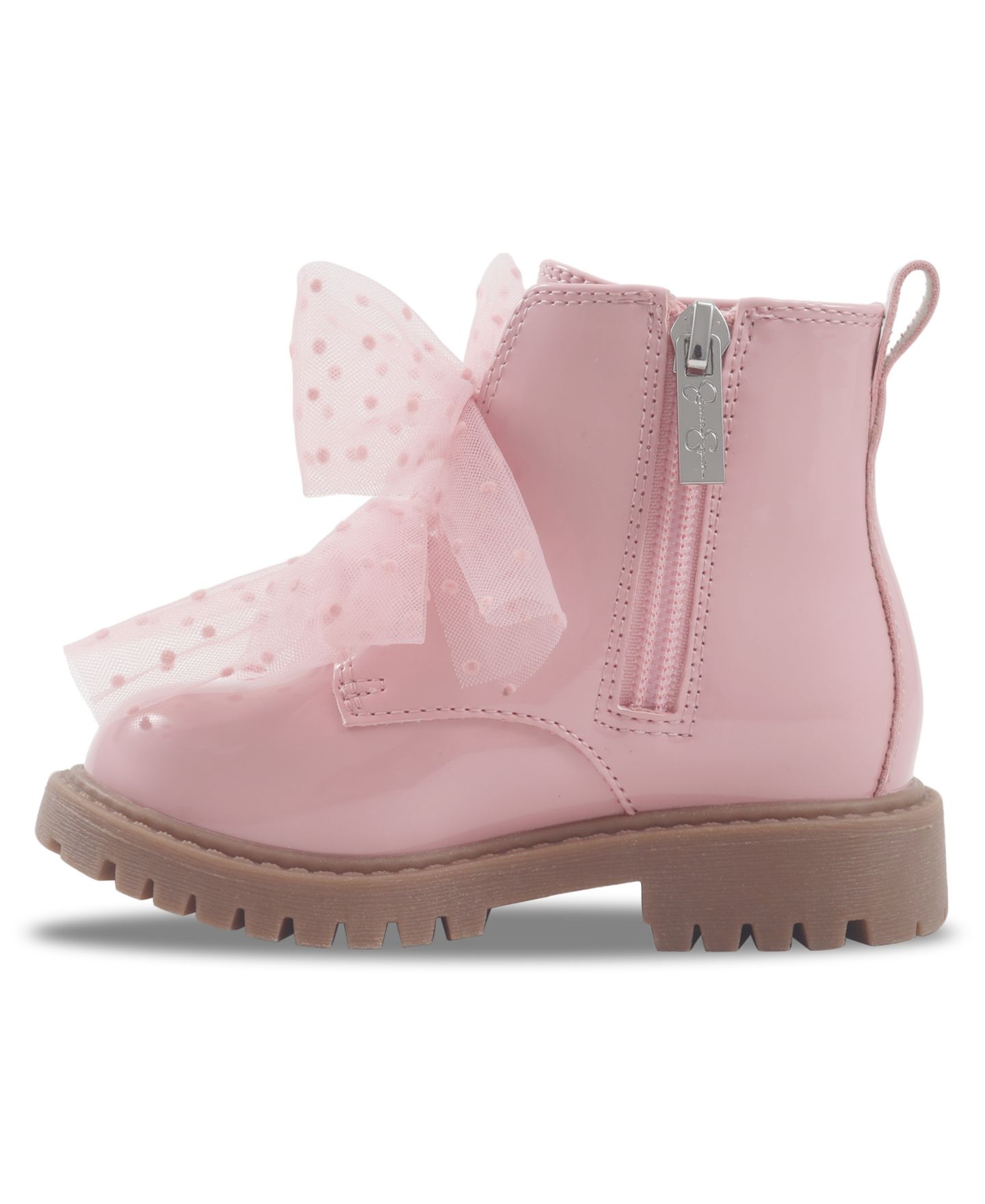 Ботинки Jessica Simpson Daria Double Bow Boots для девочек, цвет: Пудровый — фото 3