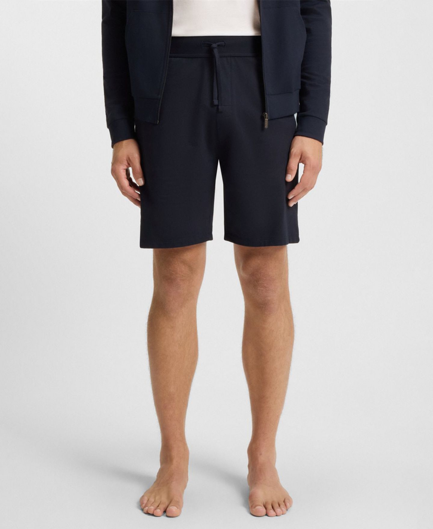 Мужские шорты Hugo Boss Authentic Drawstring Waistband, цвет: Тёмный синий — фото 2