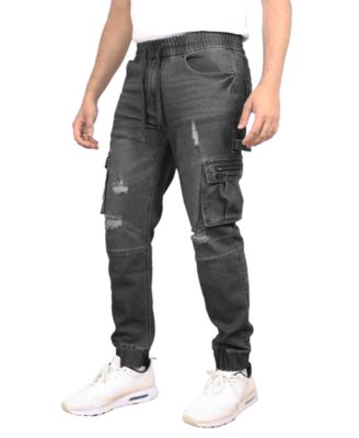Men's Stretch Cargo Carpenter Jogger Slim-Fit Jeans