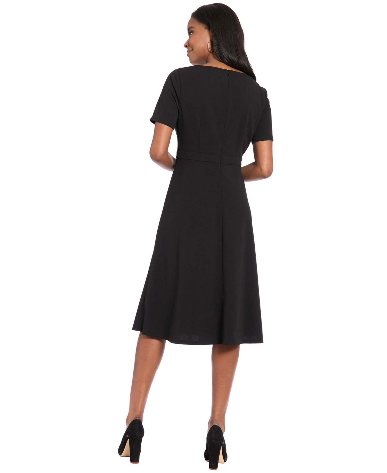 Petite Short-Sleeve Dress