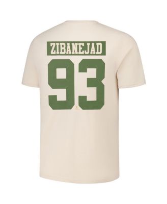 Men's Mika Zibanejad Khaki New York Rangers 2024 NHL Military Appreciation Richmond Delta Player Name Number T-Shirt