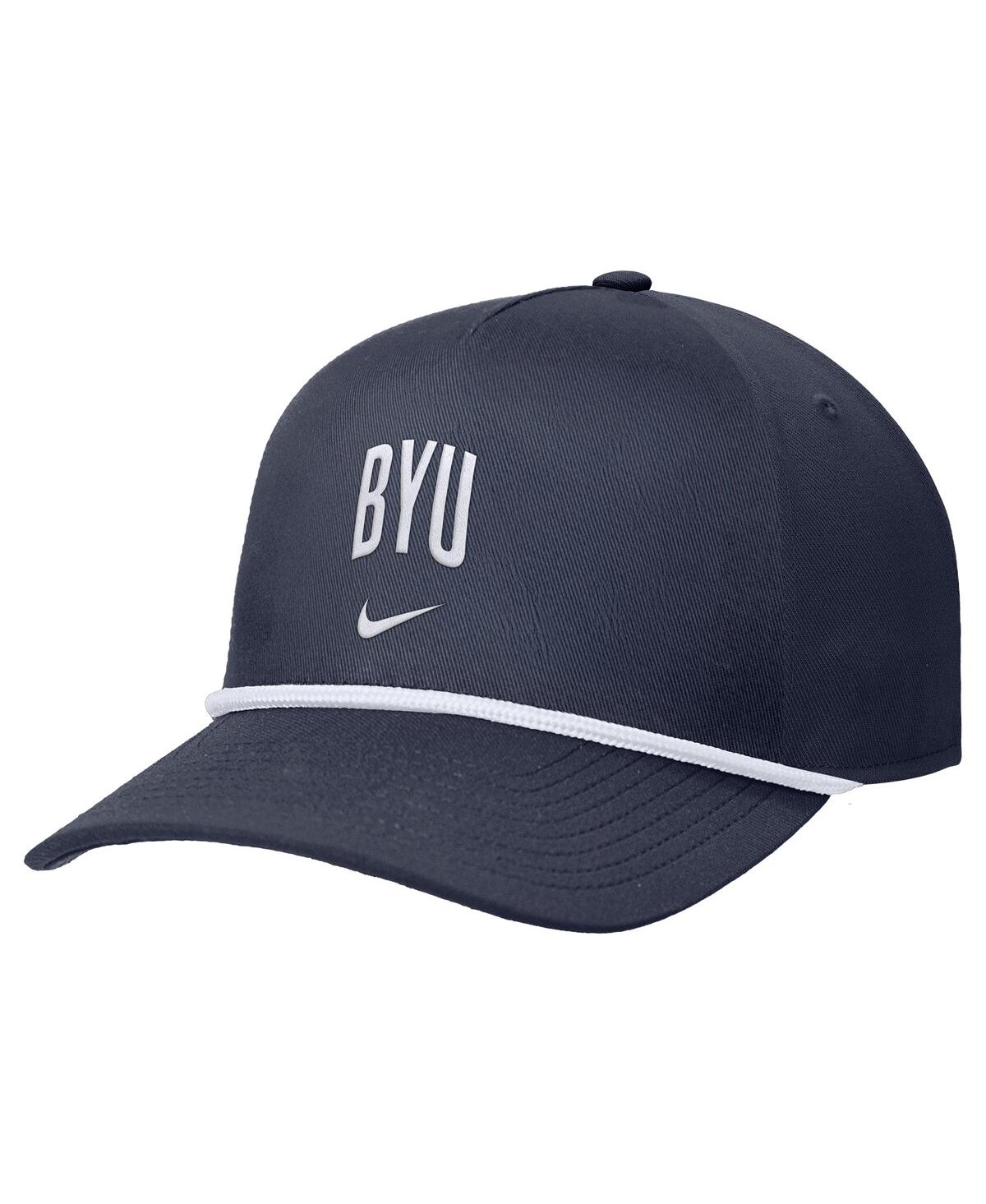 Nike Men's Navy Byu Cougars Rise Adjustable Hat