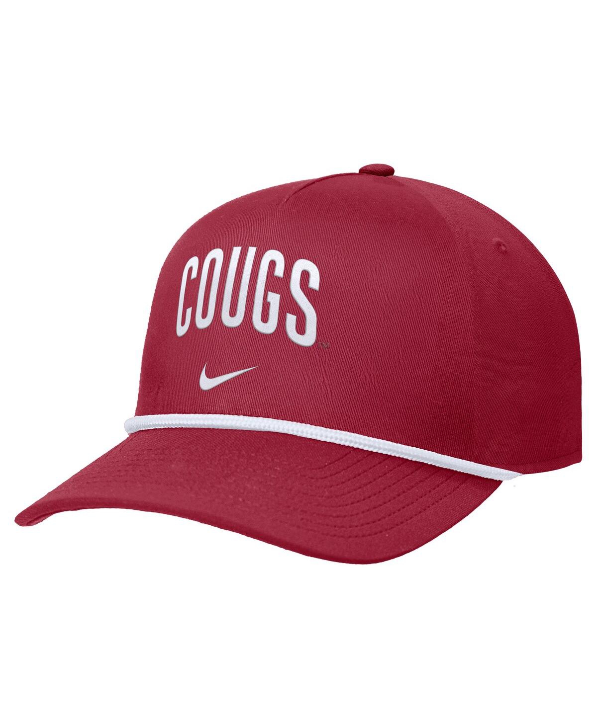 Nike Men's Crimson Washington State Cougars Rise Adjustable Hat