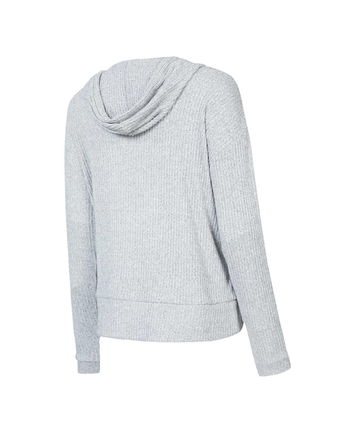 Concepts Sport Women's 2-piece Gray Arizona Cardinals Juniper Long Sleeve Hoodie Top And Shorts Set In Gray