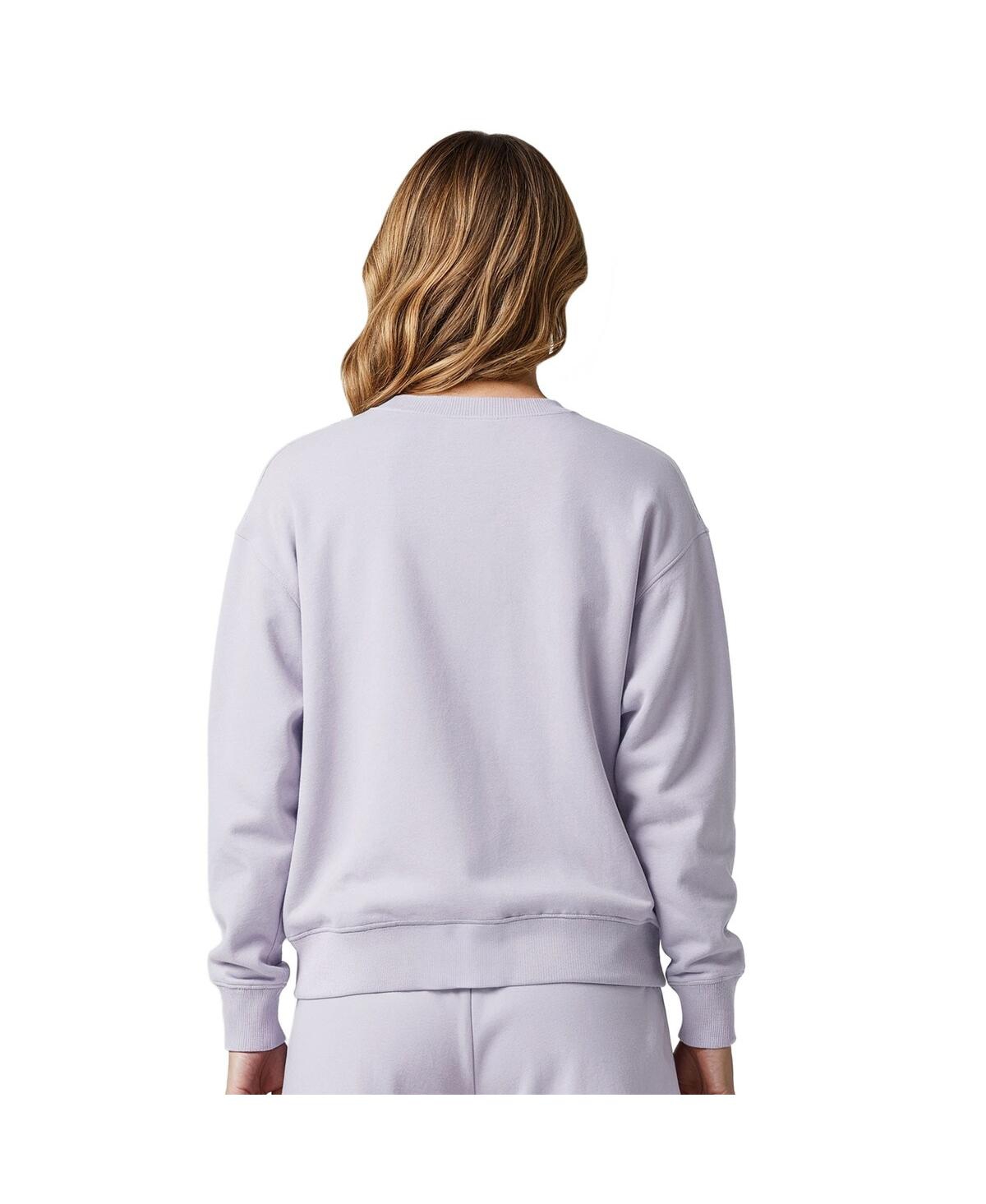 Concepts Sport Women's Light Purple Los Angeles Kings Tonal Pullover Sweatshirt In Multi