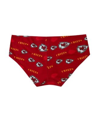 Women's Red Kansas City Chiefs Mosaic Allover Print Knit Panty