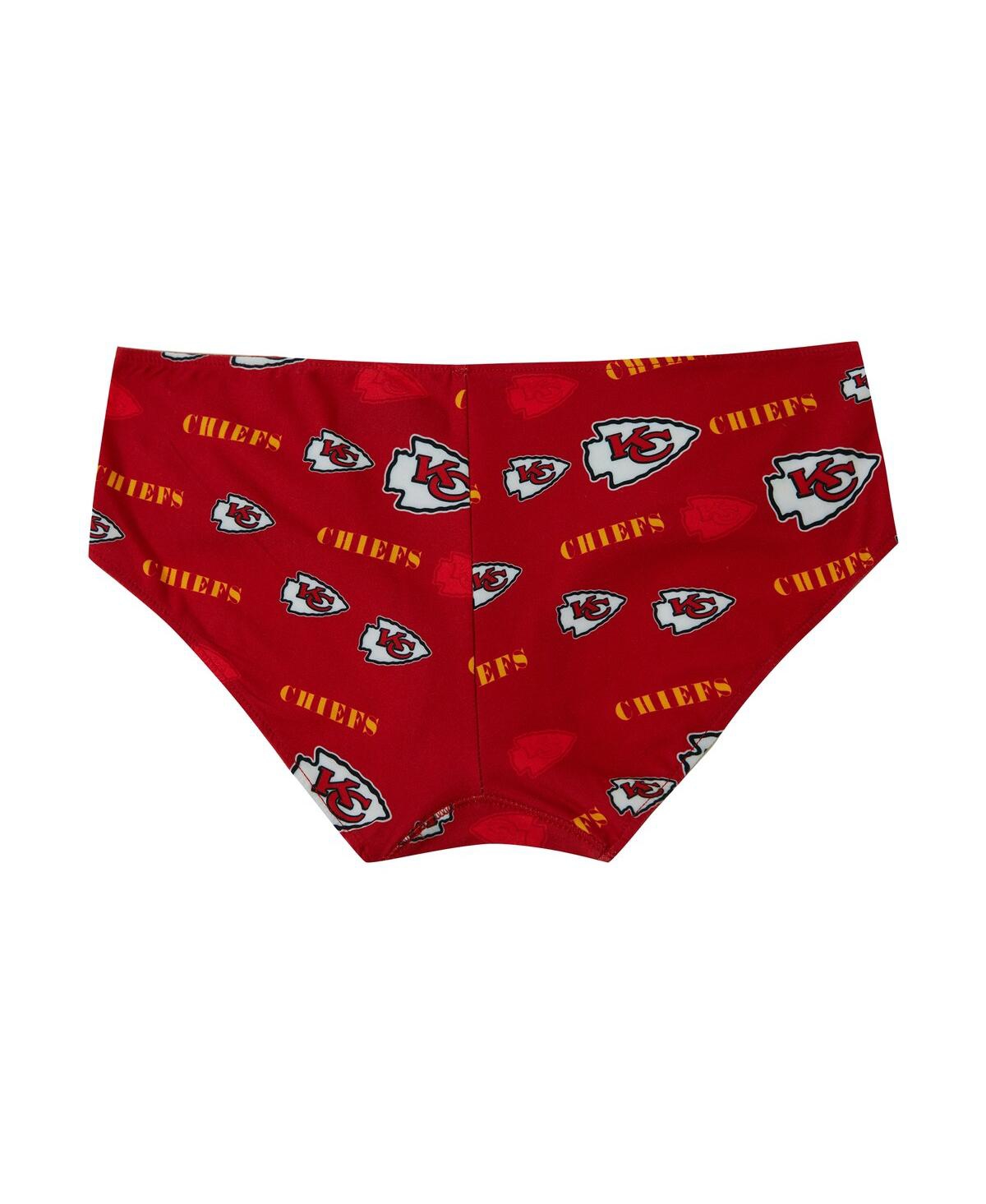 Concepts Sport Women's Red Kansas City Chiefs Mosaic Allover Print Knit Panty In Red