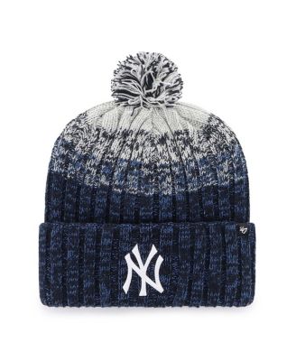 '47 Brand - Men's Navy New York Yankees Cascade Cuffed Knit with Pom Hat