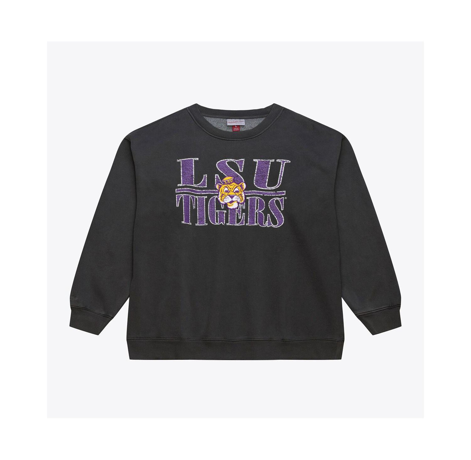 Men's Black LSU Tigers Downtown Fleece Sweatshirt