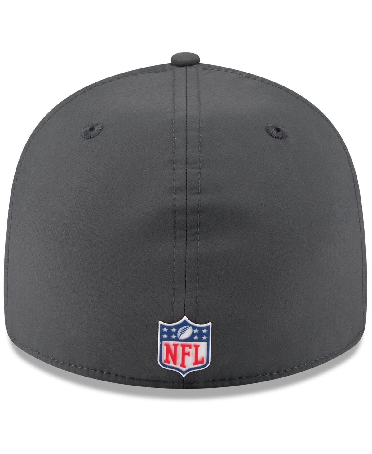 New Era Men's Charcoal England Patriots 2025 Sideline Cold Weather Retro Crown 59FIFTY Fitted Hat