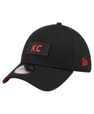 New Era - Men's Black Kansas City Chiefs Scoreboard 39THIRTY Flex Hat