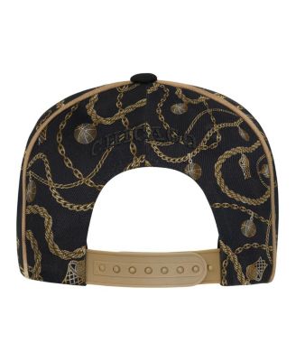 Big Boys and Girls Black Chicago Bulls Street Hooper Snapback Hat