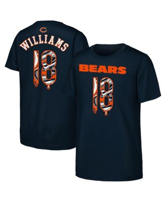 Outerstuff - Big Boys and Girls Caleb Williams Navy Chicago Bears Mainliner Drip Player Name Number T-Shirt