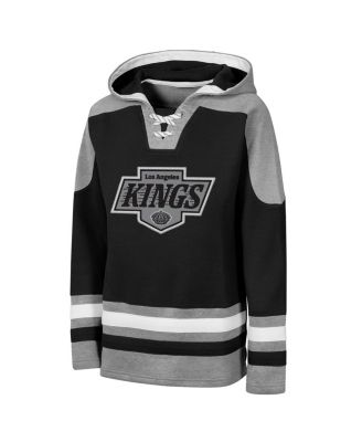 Big Boys and Girls Black Los Angeles Kings Must Have Home V-Neck Hoodie