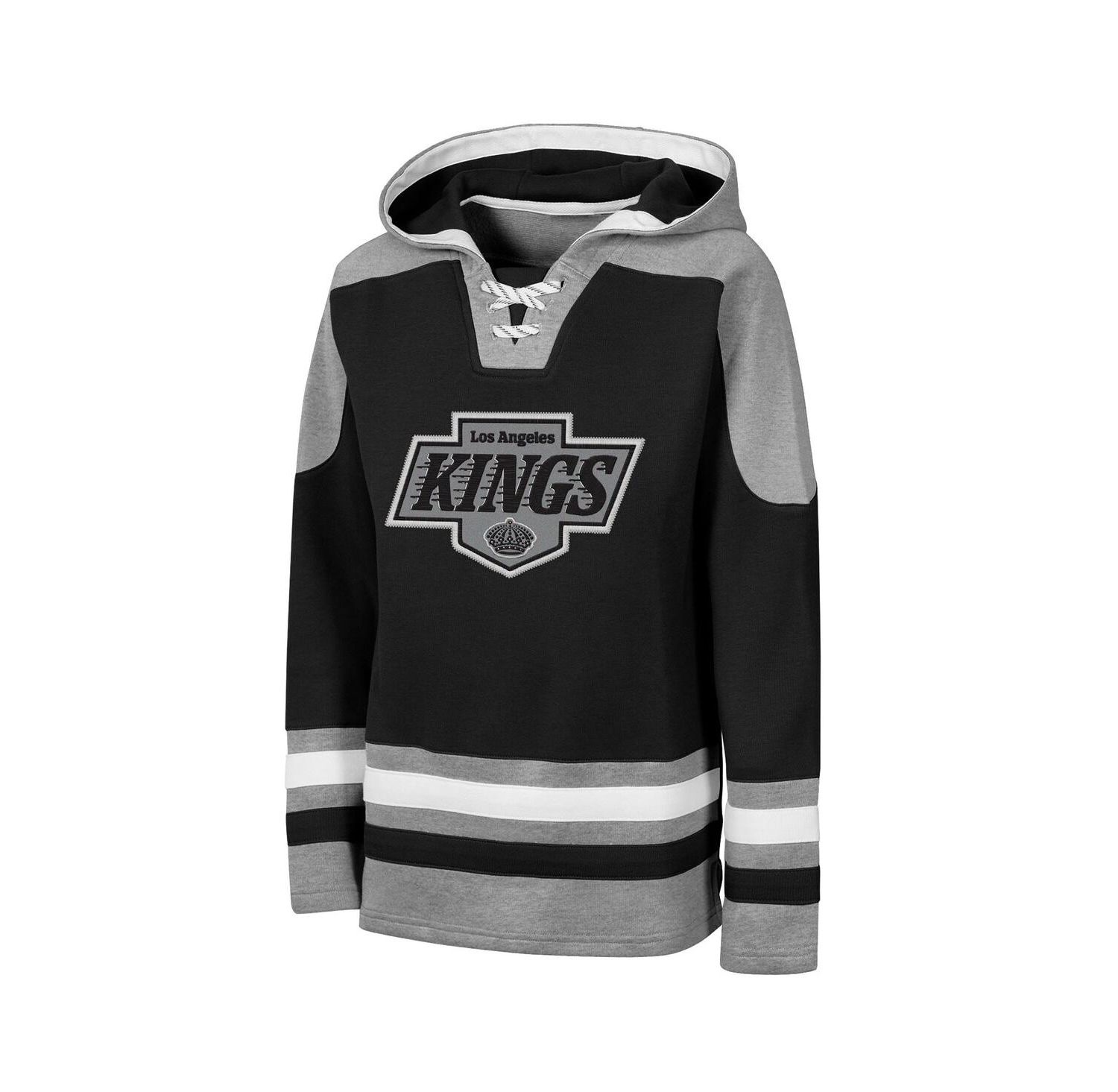 Big Boys and Girls Black Los Angeles Kings Must Have Home V-Neck Hoodie