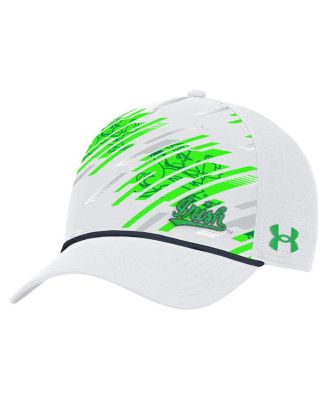 Under Armour - Men's White Notre Dame Fighting Irish College Essentials Driver Rope Adjustable Hat