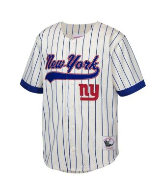 Big Boys and Girls Lawrence Taylor Cream New York Giants Retired Player Name Number Baseball Jersey
