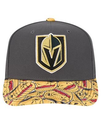 Men's Gray Vegas Golden Knights Mascot Visor 9SEVENTY Adjustable Hat