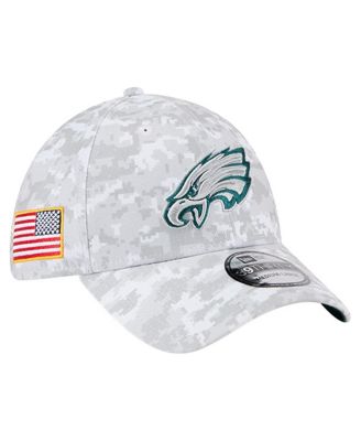New Era - Men's White Philadelphia Eagles 2025 Salute to Service Digital Camo Fan Pack 39THIRTY Flex Hat
