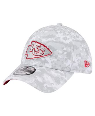 Men's White Kansas City Chiefs 2025 Salute to Service Digital Camo Fan Pack 39THIRTY Flex Hat