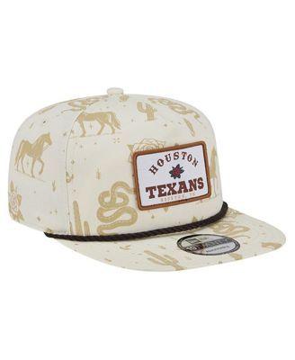 Men's Cream Houston Texans Desert Rose 19TWENTY Adjustable Hat