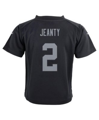 Baby Boys and Girls Ashton Jeanty Black Las Vegas Raiders Team Player Game Jersey