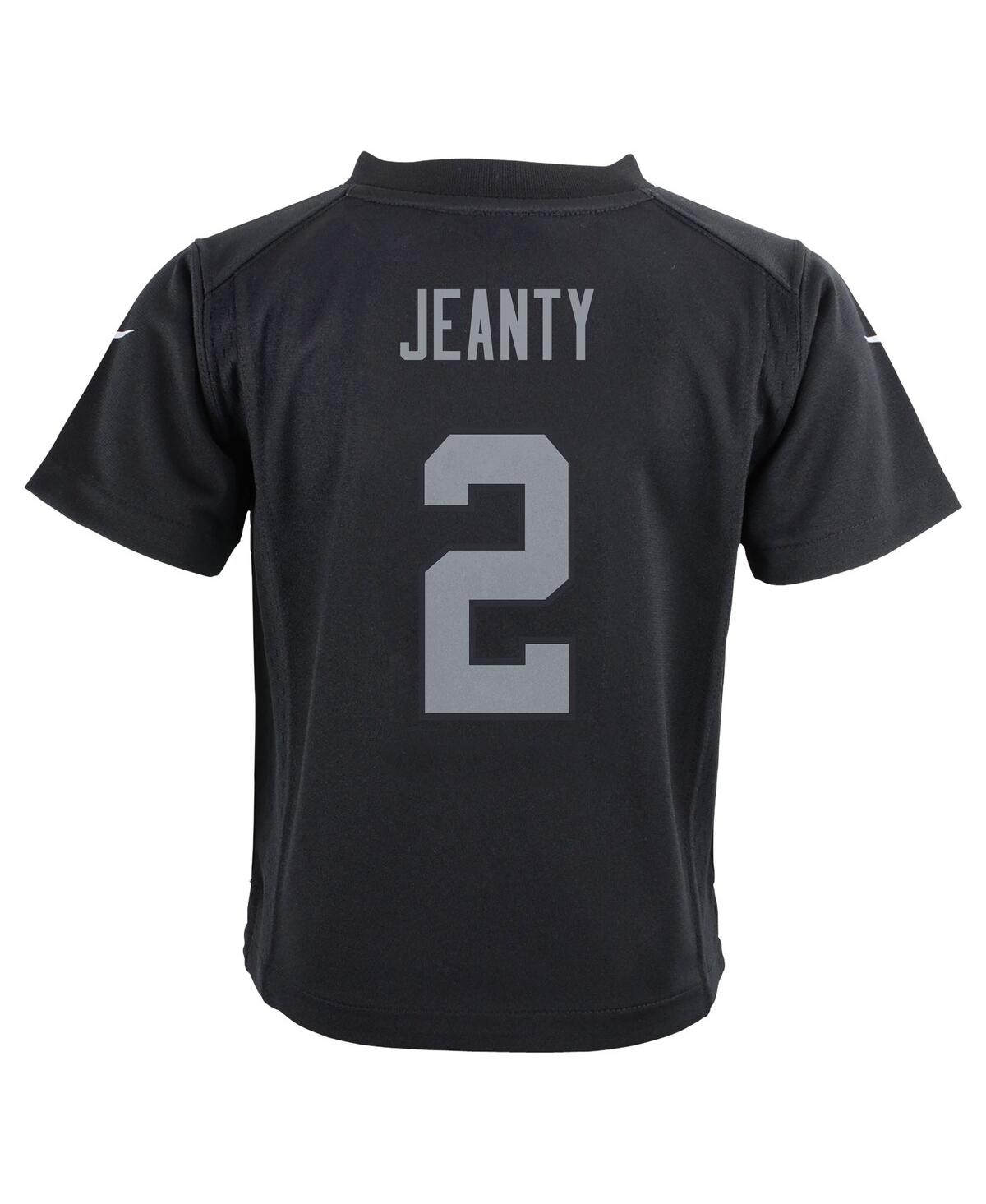 Nike Baby Boys and Girls Ashton Jeanty Black Las Vegas Raiders Team Player Game Jersey