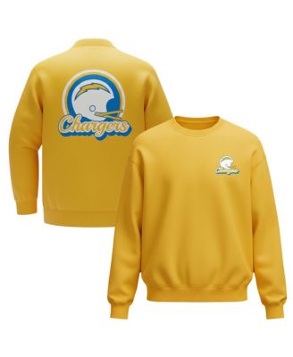 The Wild Collective - Men's and Women's Gold Los Angeles Chargers Charger Power Fleece Sweatshirt