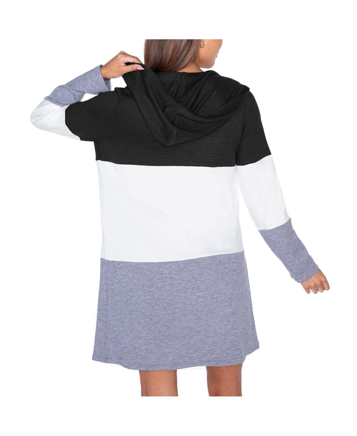 Gameday Couture Women's Black Georgia Bulldogs Color Block Hooded Cardigan In Multi