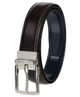 Men's Two-in-One Reversible Leather Dress Belt
