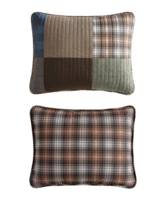 Classic Patchwork Cotton Reversible 2-Pc. Quilt Set, Twin