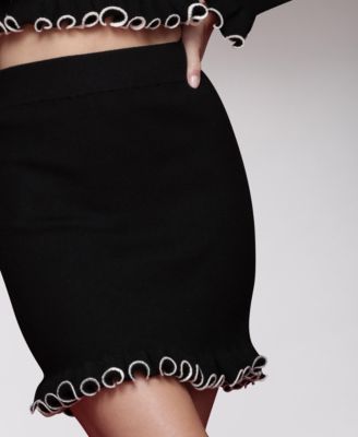 Women's Ruffle Mini Skirt