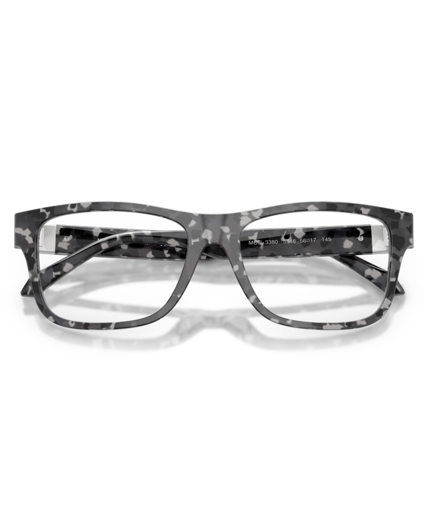 Мужские очки Versace Man Square Plastic VE3380 Eyeglasses — фото 5