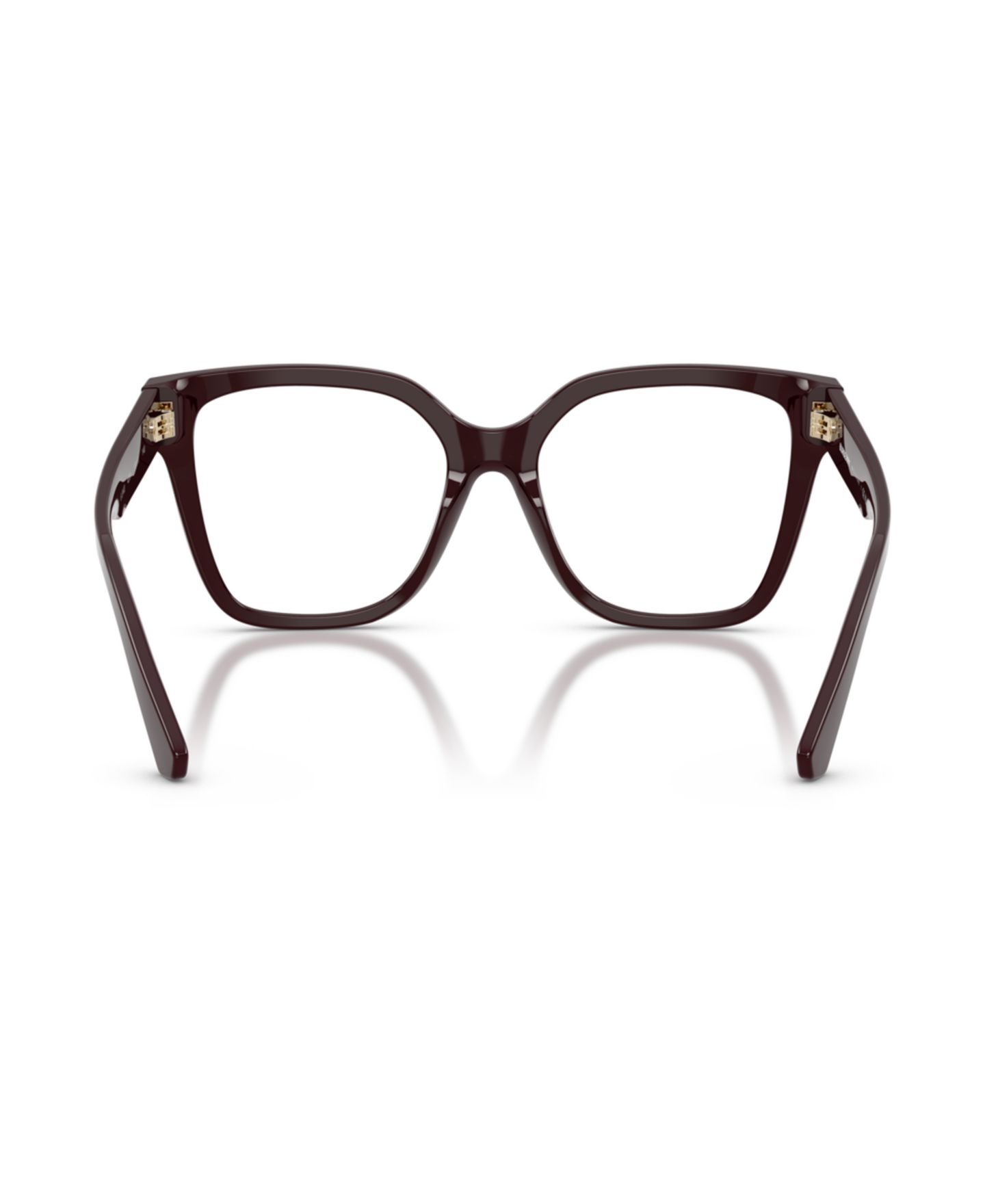 Женские очки Burberry Woman Square Plastic BE2443 Eyeglasses, цвет: Бордо — фото 2