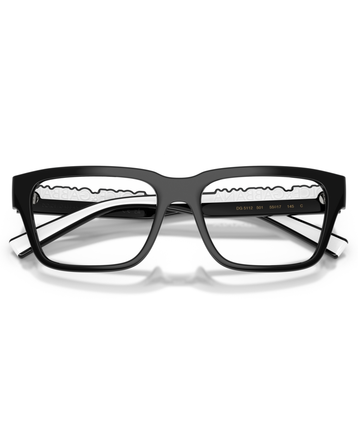 Dolce Gabbana Unisex Square Eyeglasses