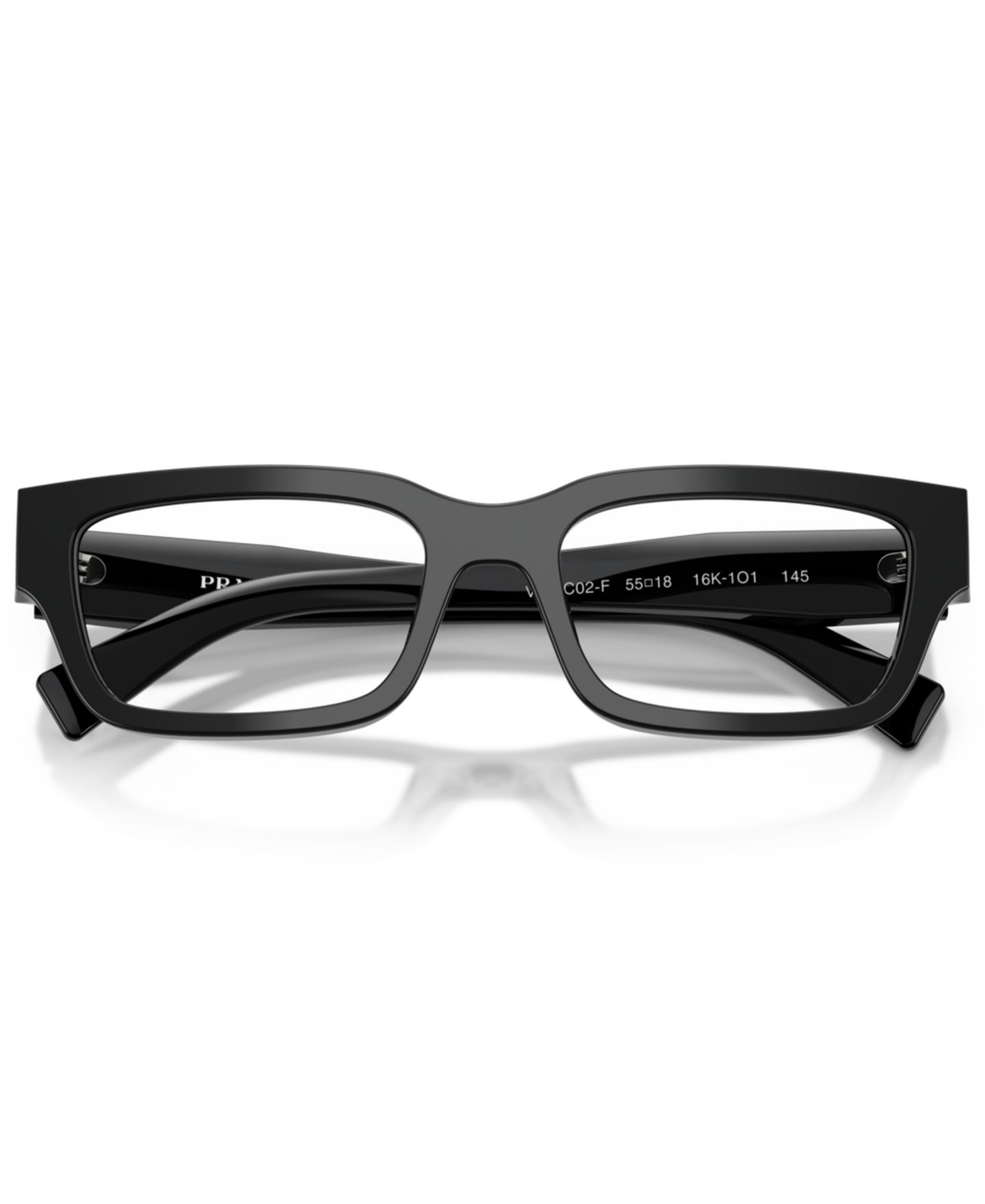 Мужские очки PRADA Man Pillow Plastic PR C02VF Eyeglasses, цвет: Чёрный — фото 5