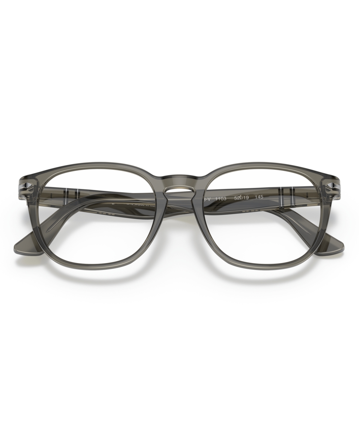 Persol Men's Round Eyeglasses, Po3283v In Gray