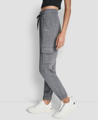 Women's Studded-Logo Cargo Joggers