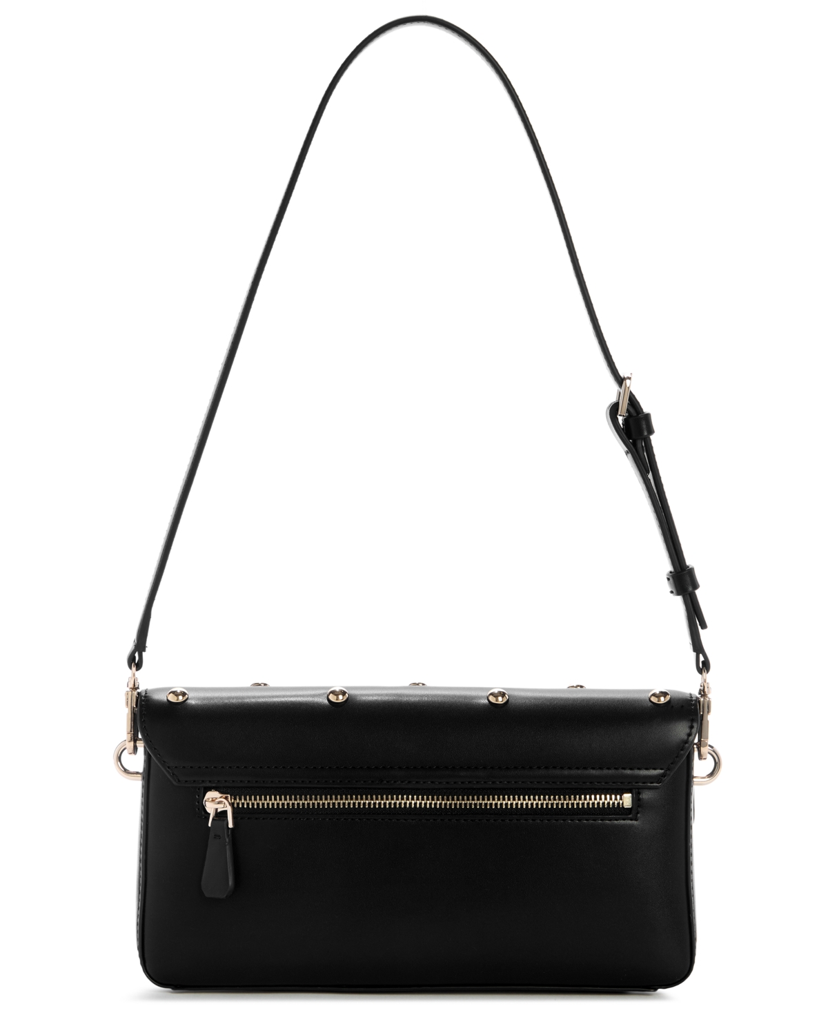 Guess Sadie Flap Small Shoulder Bag In Black